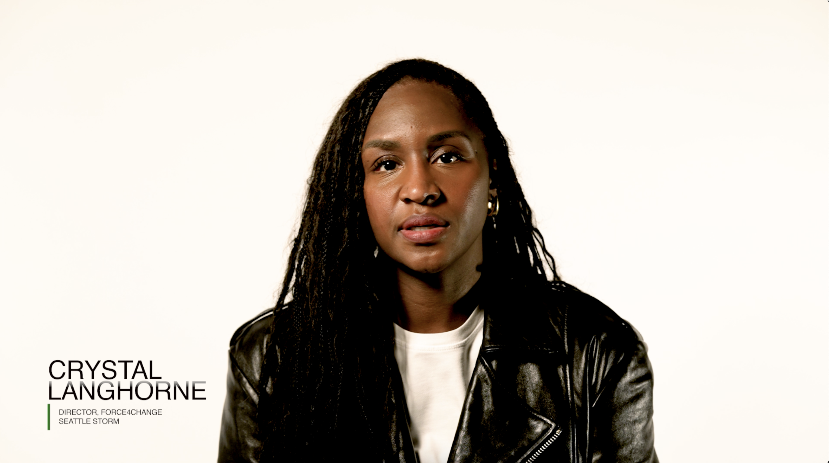 Crystal Langhorne speaks on the importance of voting with WA Secretary of State